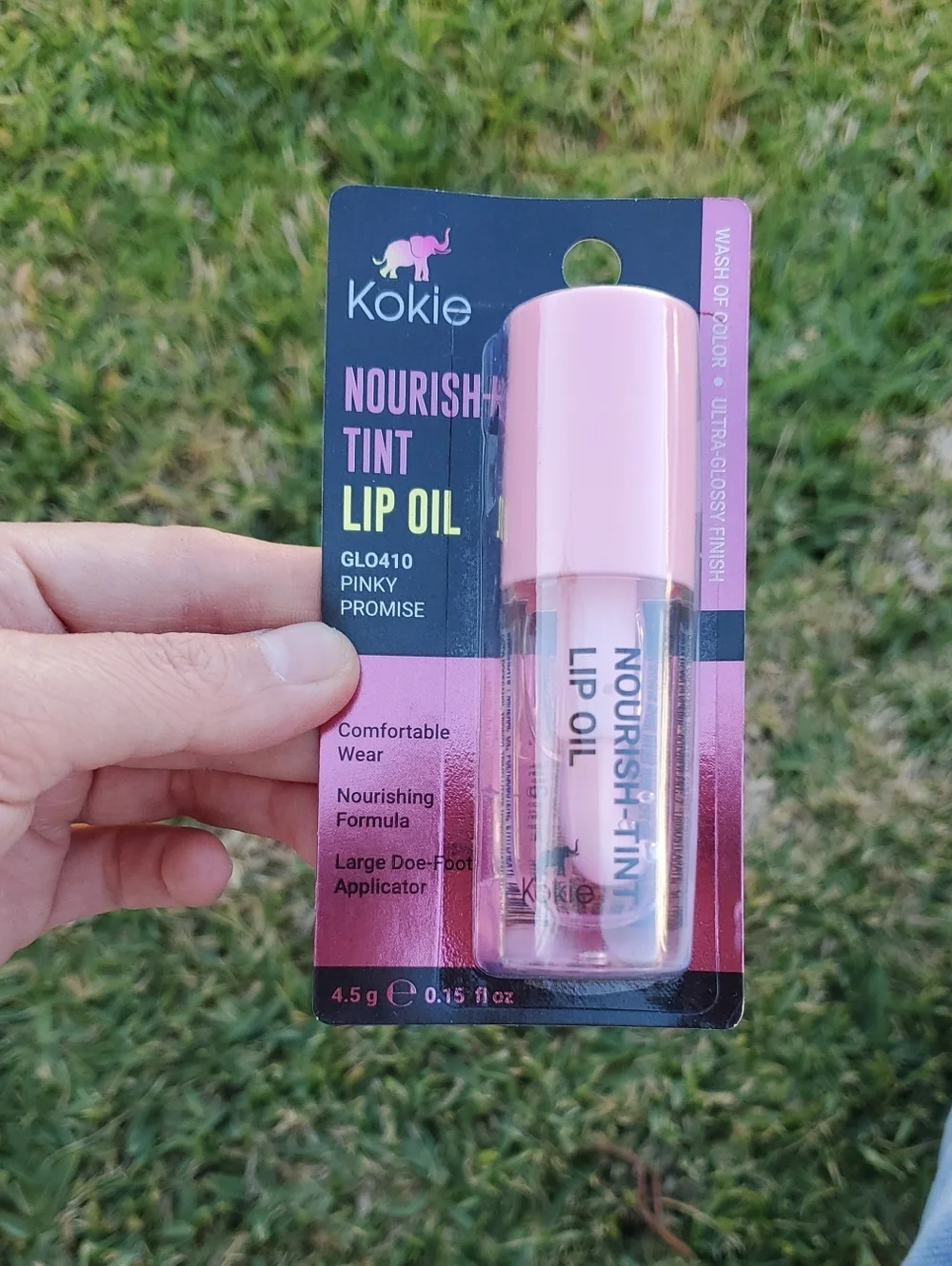 Kokie Nourish Tint Lip Oil In Pinky Promise